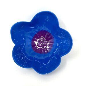 Target Room Essentials 14oz Figural Flower Snack Bowl Blue Garden Party